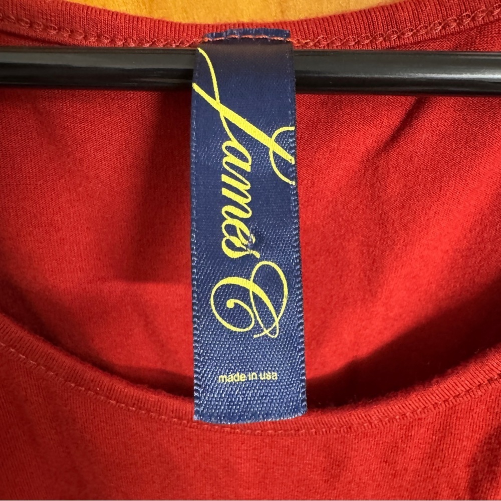 Deep Red Women's Tunic Top size - Picture 4 of 6